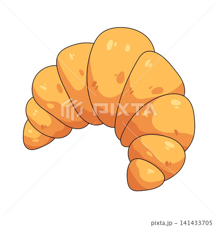 Illustration of croissant Illustration of croissant 141433705