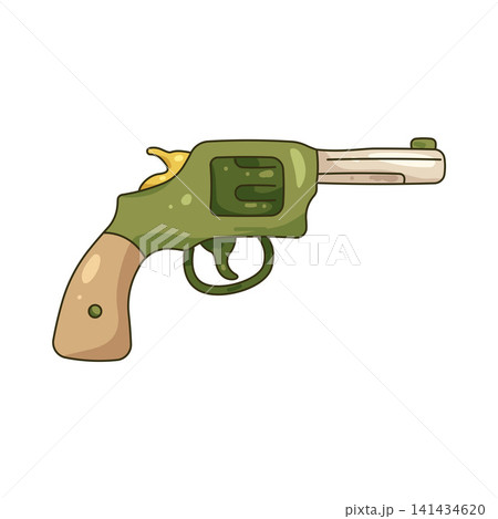 Illustration of revolver Illustration of revolver 141434620