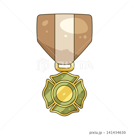 Illustration of medal ribbon Illustration of medal ribbon 141434630