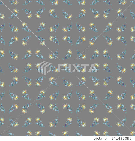 Floral seamless pattern, Flower chintz pattern seamless vector border print. Botanical batik background. Arabesque floral ornament motif for decoration fabric, women clothing, scarf, wallpaper design. Floral seamless pattern, Flower chintz pattern seamless vector border print. Botanical batik background. Arabesque floral ornament motif for decoration fabric, women clothing, scarf, wallpaper design. 141435099