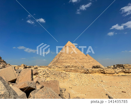The majesty of the Egyptian pyramids, Cairo, Giza The majesty of the Egyptian pyramids, Cairo, Giza 141435785