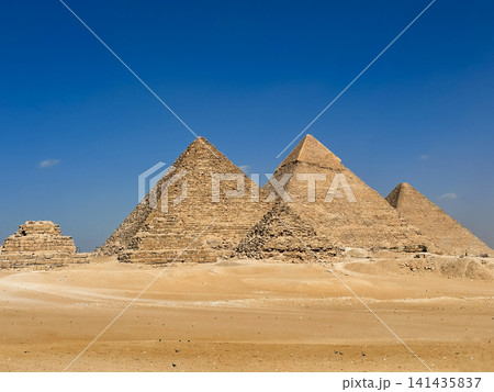 The majesty of the Egyptian pyramids, Cairo, Giza The majesty of the Egyptian pyramids, Cairo, Giza 141435837