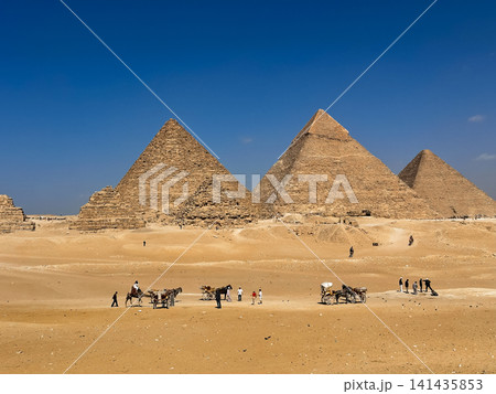 The majesty of the Egyptian pyramids, Cairo, Giza The majesty of the Egyptian pyramids, Cairo, Giza 141435853