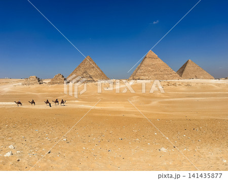 The majesty of the Egyptian pyramids, Cairo, Giza The majesty of the Egyptian pyramids, Cairo, Giza 141435877