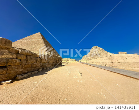 The majesty of the Egyptian pyramids, Cairo, Giza The majesty of the Egyptian pyramids, Cairo, Giza 141435911