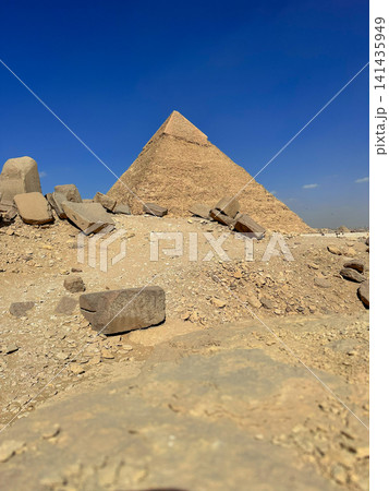 The majesty of the Egyptian pyramids, Cairo, Giza The majesty of the Egyptian pyramids, Cairo, Giza 141435949