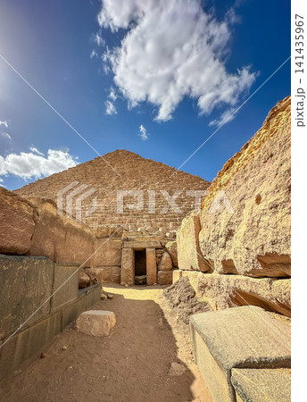 The majesty of the Egyptian pyramids, Cairo, Giza The majesty of the Egyptian pyramids, Cairo, Giza 141435967