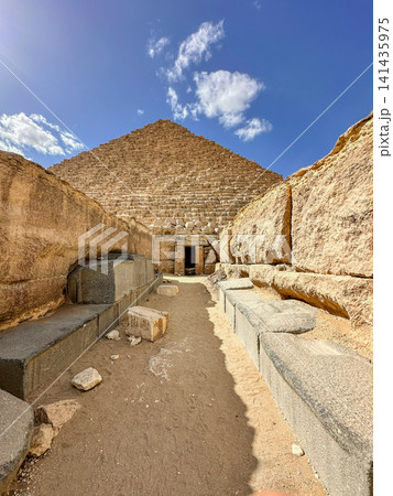 The majesty of the Egyptian pyramids, Cairo, Giza The majesty of the Egyptian pyramids, Cairo, Giza 141435975