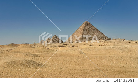 The majesty of the Egyptian pyramids, Cairo, Giza The majesty of the Egyptian pyramids, Cairo, Giza 141435981