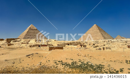 The majesty of the Egyptian pyramids, Cairo, Giza The majesty of the Egyptian pyramids, Cairo, Giza 141436015