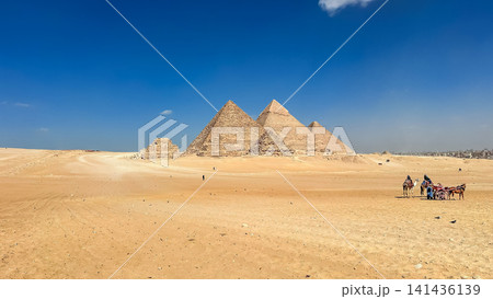 The majesty of the Egyptian pyramids, Cairo, Giza The majesty of the Egyptian pyramids, Cairo, Giza 141436139