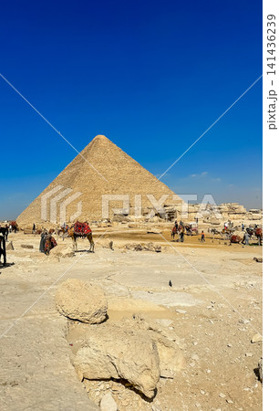 The majesty of the Egyptian pyramids, Cairo, Giza 141436239