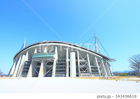 愛知県豊田市、豊田スタジアムの風景 愛知県豊田市、豊田スタジアムの風景 141436619