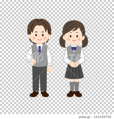 ベストスタイルの制服の学生 141436756