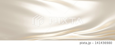 Luxury pearl color fabric background with copy space 3D render Luxury pearl color fabric background with copy space 3D render 141436980