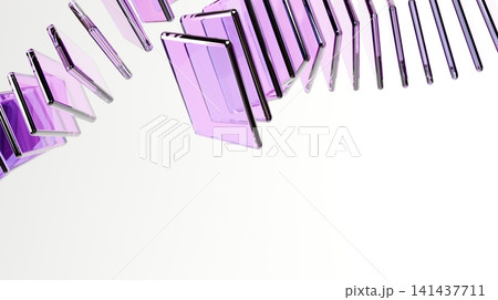 Luxury Purple Transparent Glass Wave Abstract Minimal 3D Background Luxury Purple Transparent Glass Wave Abstract Minimal 3D Background 141437711