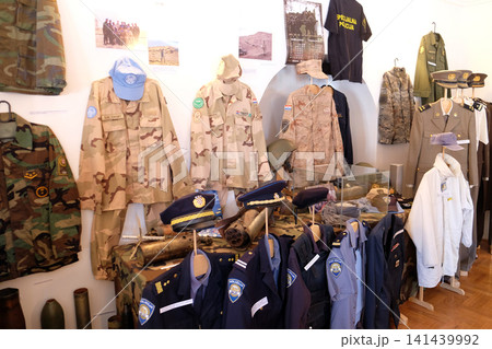 The collection of weapons and equipment used during the war for Croatian independence, Pakrac, Slavonia, Croatia 141439992