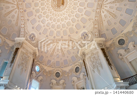 Interior of the Palace Borromeo on Isola Bella, Borromeo Islands, Lago Maggiore, Piedmont, Italy Interior of the Palace Borromeo on Isola Bella, Borromeo Islands, Lago Maggiore, Piedmont, Italy 141440680