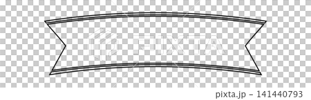Simple arched ribbon-shaped frame material Simple arched ribbon-shaped frame material 141440793