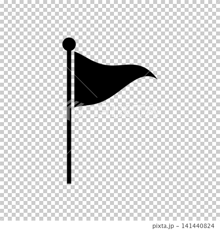 Simple flag illustration material Simple flag illustration material 141440824