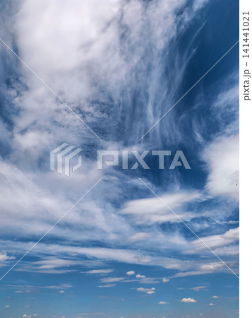Vertical View of Dramatic Summer Cloudscape Vertical View of Dramatic Summer Cloudscape 141441021