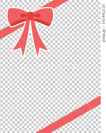 Simple and cute bowknot ribbon pattern background material 141441218