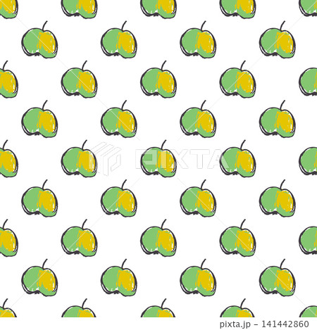 Seamless pattern. Hand drawn crayon texture style Seamless pattern. Hand drawn crayon texture style 141442860
