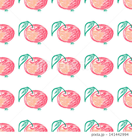 Seamless pattern. Hand drawn crayon texture style Seamless pattern. Hand drawn crayon texture style 141442994