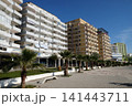 Shengjin coastal city on the Adriatic Sea in Albania 141443711