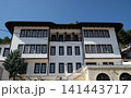 Traditional ottoman house in old town Berat known as the White City of Albania 141443717