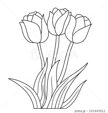 abstract flower with leaves abstract flower with leaves 141443912