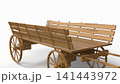 Wooden cart in simple design on display 141443972