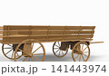 Wooden cart on display for transport use 141443974