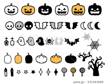 ハロウィンデコ素材集 141443989