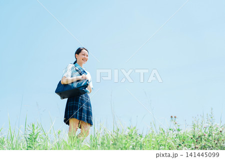 夏服の高校生 夏服の高校生 141445099
