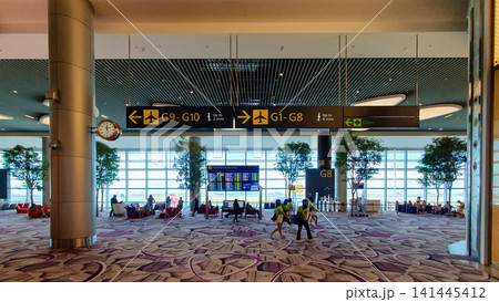 Boarding Room At Terminal 4 Of Changi Airport In Singapore. 141445412