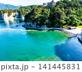 浄土ヶ浜　上空からの雄大な眺め　岩手県宮古市（ドローンによる空撮） 141445831