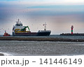 Large cargo ship 141446149