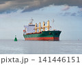 Large cargo ship 141446151