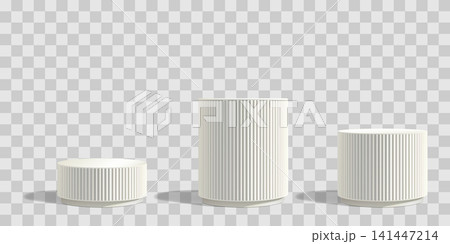 Marble sculpture podium bg, 3d pillar product stand. Set of three cylinder isolated. White pedestal, elegant platform. Pastel cosmetic museum stage, exhibition display base. Silver luxury circle Marble sculpture podium bg, 3d pillar product stand. Set of three cylinder isolated. White pedestal, elegant platform. Pastel cosmetic museum stage, exhibition display base. Silver luxury circle 141447214