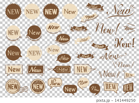 [Vector] New Mark Set in Brown Beige 141449250