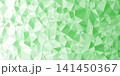 緑と白のポリゴンデザイン幾何学模様背景 141450367