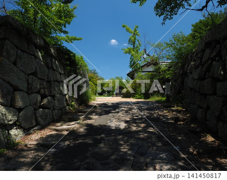 大和郡山・柳澤神社参道口の美しい景観 大和郡山・柳澤神社参道口の美しい景観 141450817