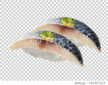 兩塊握壽司(鯖魚) 兩塊握壽司(鯖魚) 141451313