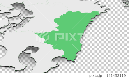 宮崎県の3D地図イラスト 九州地方 日本地図 エリアマップ 地域素材 宮崎県の3D地図イラスト 九州地方 日本地図 エリアマップ 地域素材 141452119