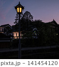 岡山県倉敷美観地区大原美術館夕暮れ宵のひとしずく 141454120