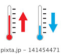 温度計のアイコンセット 141454471