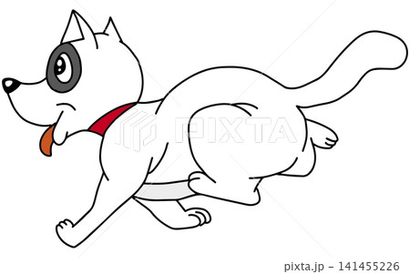 手書き動物イラスト☆犬 141455226