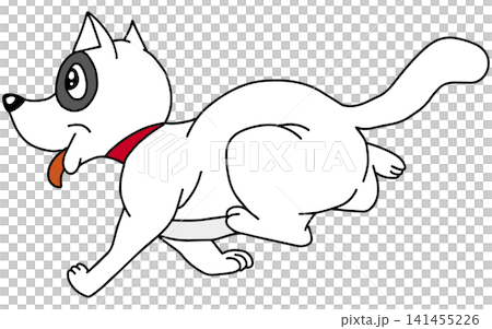 手書き動物イラスト☆犬 141455226