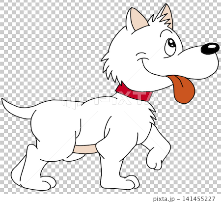 手書き動物イラスト☆犬 141455227